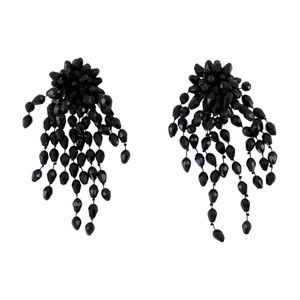 Isabel Marant Clip Ga Earrings - Metal - Black - NWT